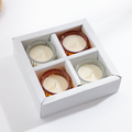 Glass Tea Lights – Set of Four